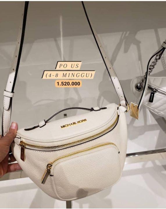 Michael kors fanny pack white hotsell