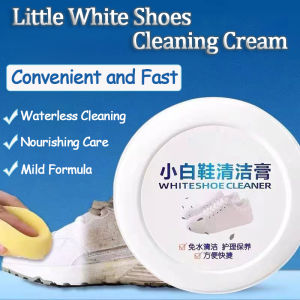 White Shoes Cleaning Cream Shoe Cleaning Krim Pembersih Kasut Tanap Cuci Kasut Putih Strong Cleaning Power Shoes Cleaner Cream Cleaner Dirt No Need To Wash Convenient 小白鞋清洁膏