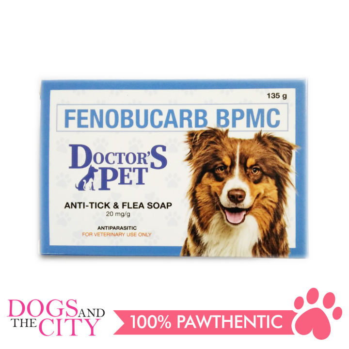 Doctors Pet Anti Tick&Flea Dog Soap 135G Natural Tick And Flea