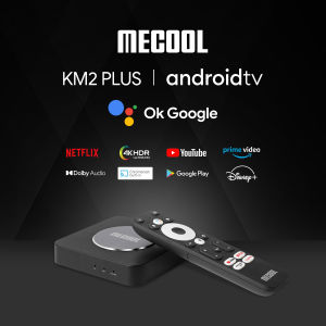 New Mecool KM2 Plus Android 11.0 TV Box Amlogic S905X4 Quad Core Cortex A55 DDR4 Dolby Audio 4K HDR 2.4G&5G Wifi Bluetooth 2GB 16GB Smart Media Player Support Voice Assistant 2022 Set Top Box