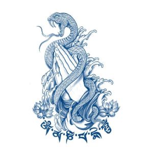 ⭐️⭐️ [ 4 Series ] Semi-permanent Pectin Tattoo Sticker 18x11cm (15Day) 果胶纹身 Tatu Pektin Series GZ1811-Series Tattoo