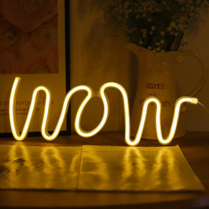 Ins Creative WOW Modeling Light Led Neon Light USB Wall Bar Atmosphere Lights