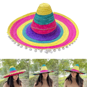 Straw Sombrero Hat Fiest Hat Mini Mexicans Sombrero Hat Mexicans Hat Fiest Party Hat Sombrero Party Hat Mexicans Party