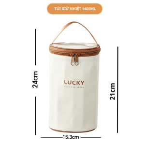 Hộp đựng cơm giữ nhiệt HELI FANDA 3 lớp cách nhiệt lớp trong Inox 304 cao cấp an toàn với lò vi sóng FD