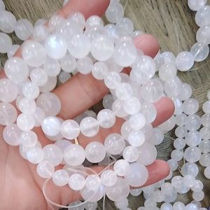 Vòng đá mặt trăng Moonstone thiên nhiên 6li 8li 10li 12li