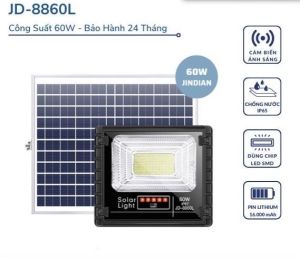 Đèn năng lượng JD 60w công suất thật