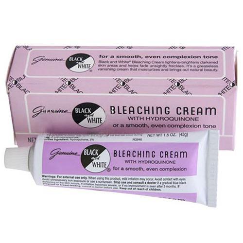 Black and white 2024 bleaching cream