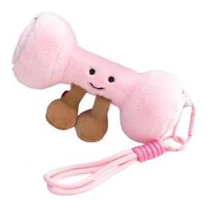 ตกแต่งฟลอปปี้บาร์เบลล์ดัมเบลล์ระฆังตุ๊กตาพวงกุญแจตุ๊กตาของเล่นนุ่มออกกำลังกายในบ้านยิมของขวัญ Relief ความเครียด