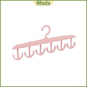 Moda Anti Slip Multi Hook Coat Rack Multifunctional Hanger with 6 Hooks