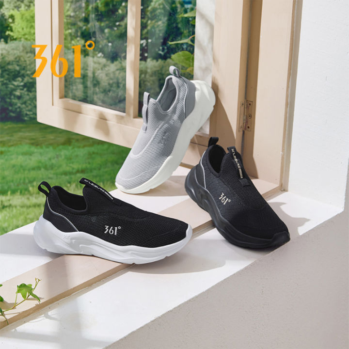 361 Degrees Men's Slip on Casual Shoes breathable Skateboard Shoes