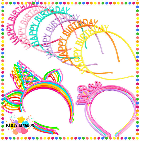 plast pärlhalsband Happy birthday main image 1