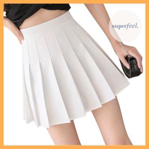 SFL ROK PENDEK TENNIS GOLF FITNESS 2 in 1 DALAMAN KOREA STYLE POLOS KOREAN SKIRTS PEREMPUAN LADIES WOMAN KATUN SPANDEX MIX MINI PLEATED SKIRT INNER LUCU GEMES WANITA 823
