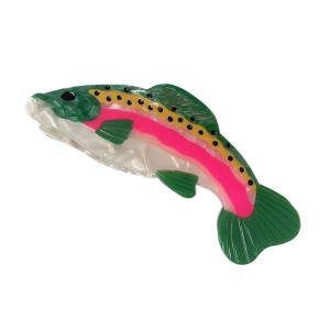 Hair Claw Clip Fish Theme Hair Claw Clamp Lovely Valentines Day Hair Holder Barrettes Strong Hold Hairpin