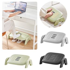 FZIPUA with Massage Rollers Rocking Footrest Detachable Ergonomic Rocker Balance Board Shaking Design Non Skid Foot Stool Under Desk Use