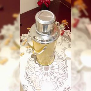 Stainless Steel Travel Thermosflask Retro Thermos Water Bottle Coffee Cup Mug Heat and Cold Preservation 0.8 L 1.2L 2L