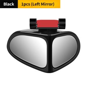 Car Mirrors Front and Rear Wheels 360° Adjustable Wide-angle Blind Zone Reflective Reversing Assist Mirrors HD Small Round Mirror