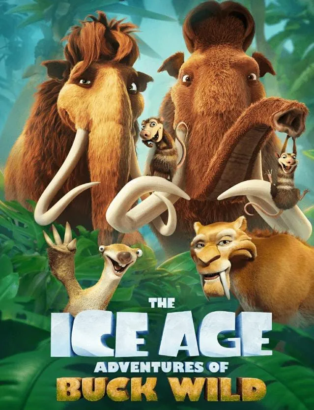 DVD English Cartoon Movie The Ice Age Adventures Of Buck Wild