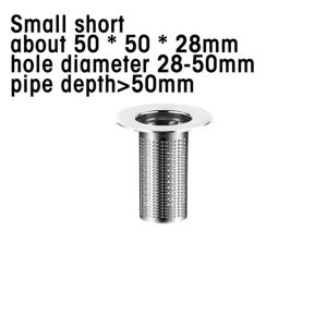 Stainless Steel Floor Drain Filter Mesh Kitchen Bathroom Sink Anti Clog Filter Bathtub Hair Catcher Shower Leak Strainer Drain