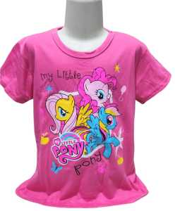Kaos Anak Poni Usia 1-12 Tahun Lengan Pendek Unicor Love