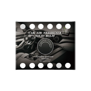 Compact Auto Air Freshener Solid Balm Delivers Continuous Pleasant Fragrances for Sedans & Small Cars Freshness Interior