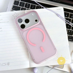 For iPhone 17 Pro Max Case Magnetic PC Matte TPU Skin Friendly Translucent Hard Phone Case For iPhone 18 Pro Max Plus 17 16 15 14 13 12 Cover Aesthetic Korean Cute