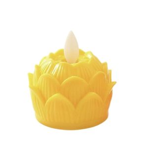 EO4MD Wishing Lamp LED Floating Lotus Light Night Lamp Mid-Autumn Festival Artificial Lotus Light Chinese Good Luck Party Decor