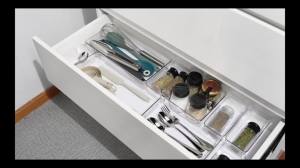 8 Pack Drawer Organizer for Kitchen Gadgets Large Clear Plastic Drawer Divider for Kitchen Accessories Bathroom Organizers and Storage Home Essentials for Makeup and Vanity Accessories2026