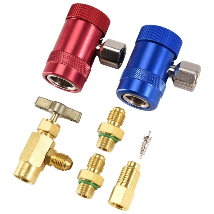  byzm r1234yf self sealing can tap with r134a tank adapter and r1234