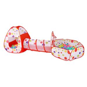 3 In 1 Children Ball Pool Baby Ballon Playpen Portable Kids Tent Ball Pit Crawling Tunnel Kid Playground Yard Rooom Pool Gift