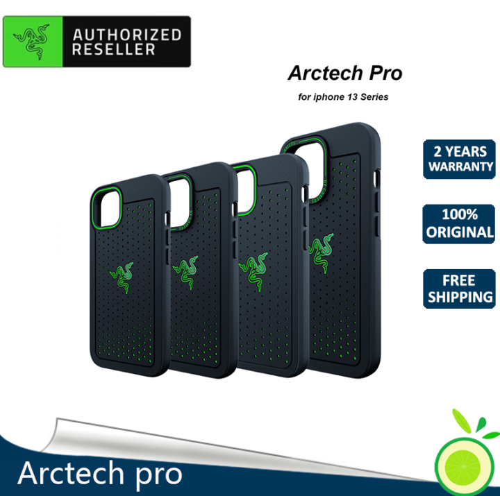 Razer Arctech Pro - Custodia per iPhone 11, termafene e ventilazione, compatibile con ricarica wireless, certificazione Drop-Test fino a 3 m, colore: bianco mercurio