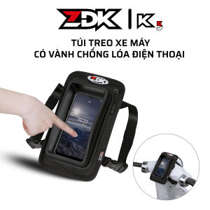 [CHÍNH HÃNG] Túi treo đầu xe máy túi Grab ZDK K5 có vành chống chói