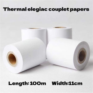100 m  x 110mm elegiac couplet paper thermal elegiac couplet paper funeral elegiac couplet printing paper
