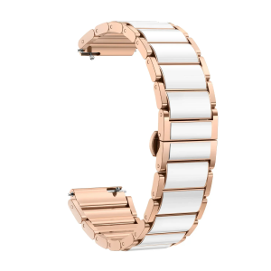 Dây đeo gốm sứ cho Xiaomi Watch S4 41mm Đồng hồ thông minh Vòng đeo tay Dây kim loại Khóa bướm Dây đeo tay