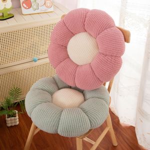 KUMAYES 40/50CM Flower Shape Cushion PP Cotton Stuffed Soft Car Seat Pillow Comfortable Cartoon Chair Mat Gifts