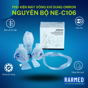 Bộ phụ kiện cho máy xông khí dung Omron NE-C106 đầy đủ bộ