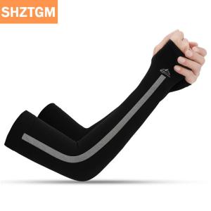 [COD] SHZTGM ปลอกแขนผ้าไหมกันแดดใหม่ป้องกันรังสียูวีปลอกแขนปลอกแขนสำหรับขี่จักรยาน