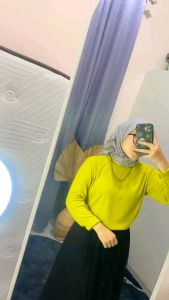 HELENA - Kaos Rib Premium Wanita Lengan Panjang Basic Long Sleeve Outfit ala Korea 2022 terbaru