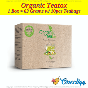 Organic Teatox | Detox Tea Boost Metabolism & Enhances Digestion | FDA Approved | Natural and Organic l 1 Box 10 pcs
