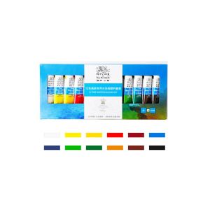 WINSOR&NEWTON 12/18/24/36 Colors Professional Watercolor Paints set 10ML Fine Water Colour Painting Pigment Art Supplies