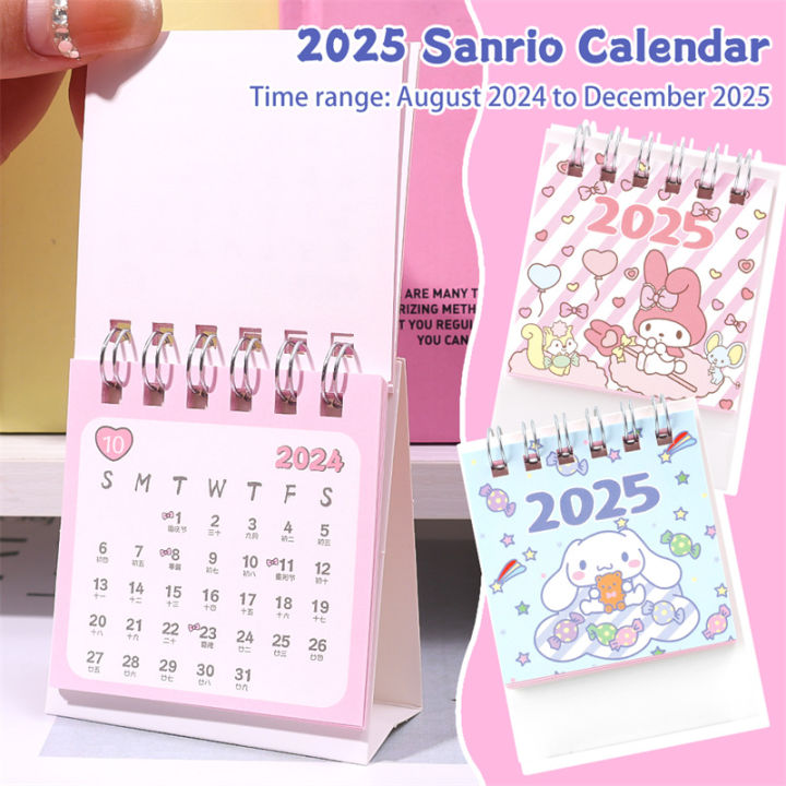 Featured 2025 Sanrio Folding Desk Calendar Cartoon Table Calendars ...