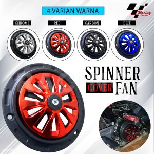 COVER MESIN SPINNER KIPAS MOTOR MATIC UNIVERSAL SPINER PRIMAVERA VARIO SCOOPY BEAT MIO FAZZIO PNP