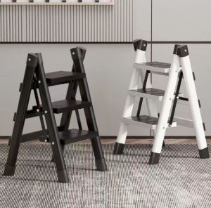 Portable Ladder Sturdy Non-Slip Lightweight Foldable Storage Ladder Aluminum Folding Step Amazone