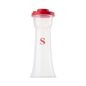 Elegant Large Salt And Peppers Shakers With Lid Hourglass Style Moisture Proof Bottle For Restaurants And Home Kitchens