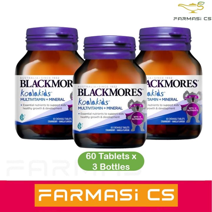 PROMO Blackmores Koala Kids Multivitamin+Mineral 60 Chewable Tablets x ...