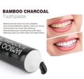 Bamboo Charcoal Teeth Whitening Black Toothpaste Whitener Tooth Paste. Making Your Teeth Sparkling White And Giving You a Fresh Mint Breath That Improves Your Public Confidence All-day Long.. 