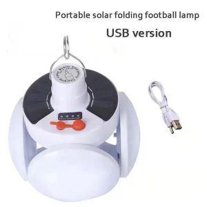 Solar Charging Camping LED Lamp Street Light With Foldable Waterproof Lampu Pasar Malam For Outdoor/Indoor/Light/USB