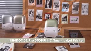 NIIMBOT B2 Pro Label Printer 300dpi HD Sticker Maker Labelling Machine for Retail Store Office