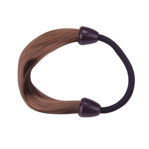 แถบผมยางยืดสี จําลองผมวิกผมหยักสีผมตกแต่งหัวเข็มขัดหนัง