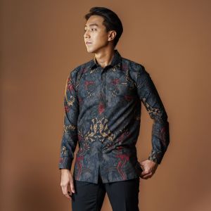 Rubi - Mandalas Kemeja Batik Pria Premium Lengan Panjang