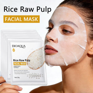 【Super low price】1/5/10/20pcs Rice Raw Pulp Facial Masks Moisturizing Firming Hydrating Face Mask Sheet Anti Wrinkle Mask Beauty Korean Skin Care